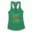 Thambi Tea Innum Varala Women's Racerback Tank in Solid Kelly Green Color